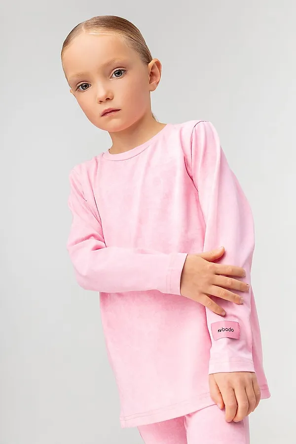 Костюм (Лонгслив+Брюки) BODO, розовый - фото 2