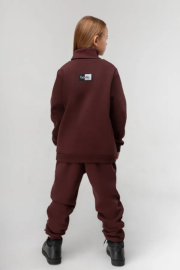 Костюм (Водолазка+Брюки) BODO, темно-коричневый - фото 2