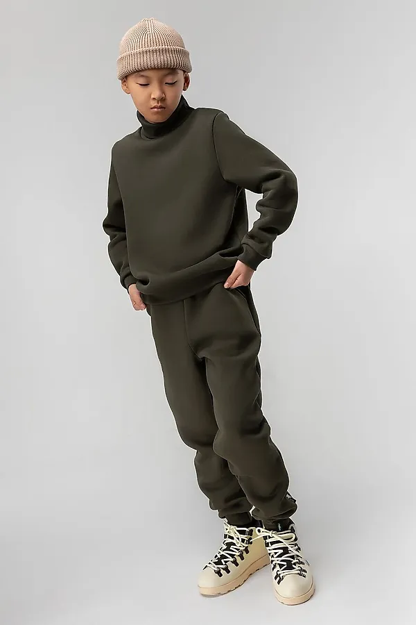 Костюм (Водолазка+Брюки) BODO, темный хаки - фото 2