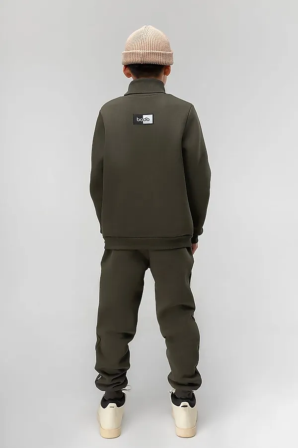 Костюм (Водолазка+Брюки) BODO, темный хаки - фото 2