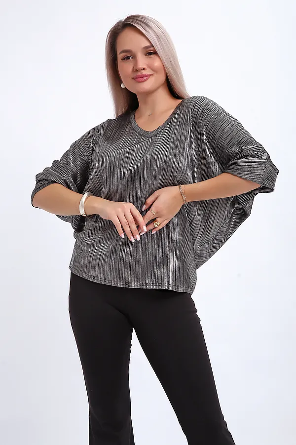 Блузка 32740 НАТАЛИ, черный - фото 2