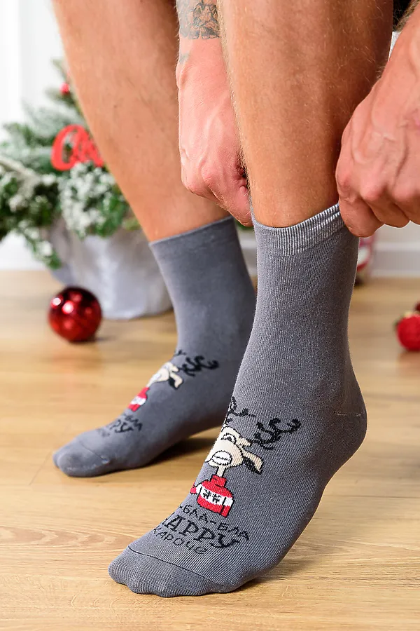 Носки стандарт Бла-бла-бла НАТАЛИ, серый - фото 2