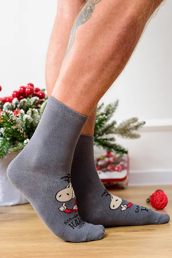 Носки стандарт Бла-бла-бла НАТАЛИ, серый - фото 2