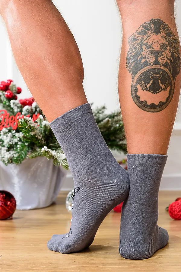 Носки стандарт Бла-бла-бла НАТАЛИ, серый - фото 2
