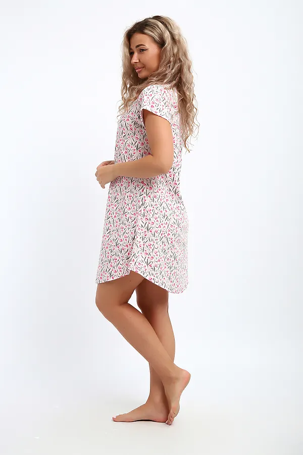 Сорочка 30137 НАТАЛИ, розовый - фото 2