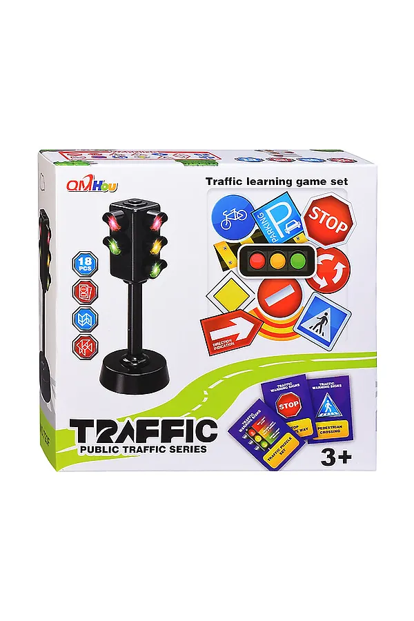 Игровой набор "Дорожные знаки" в коробке URAL TOYS, мультиколор - фото 2