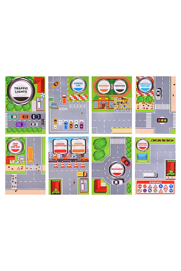 Игровой набор "Дорожные знаки" в коробке URAL TOYS, мультиколор - фото 2