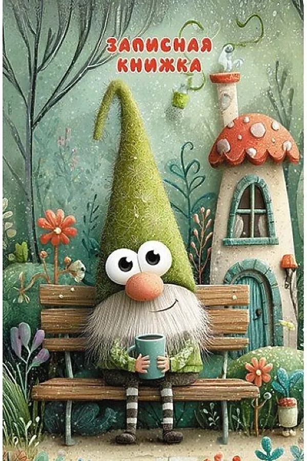 Записная книжка - перевертыш 80л. А6 на гребне "Забавное чаепитие" URAL TOYS, мультиколор - фото 2