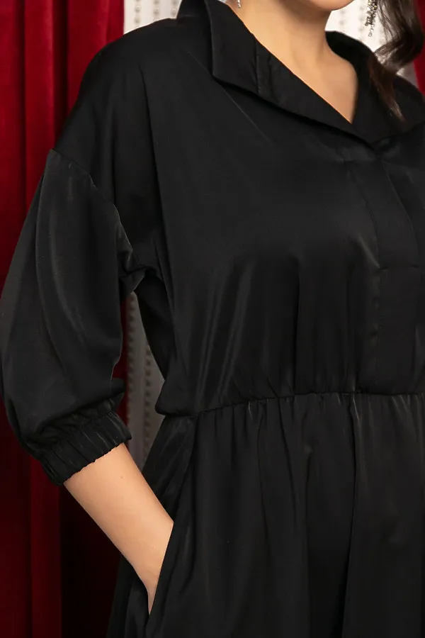 Платье LADY TAIGA, черное - фото 2