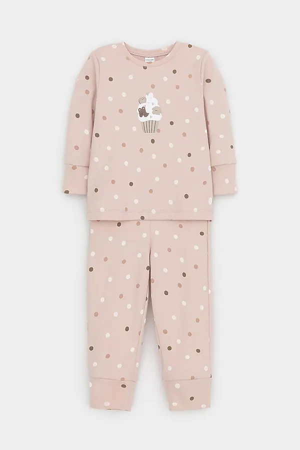 Пижама CROCKID, дымчатая роза,цв.шарики - фото 2