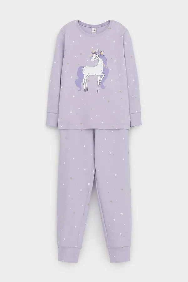 Пижама CROCKID, лепесток орхидеи,звездочки - фото 2