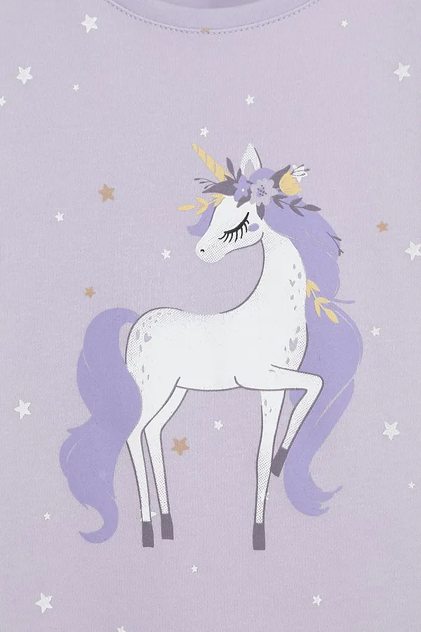 Пижама CROCKID, лепесток орхидеи,звездочки - фото 2