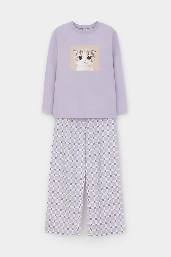 Пижама CROCKID, лепесток орхидеи,мозаика - фото 2