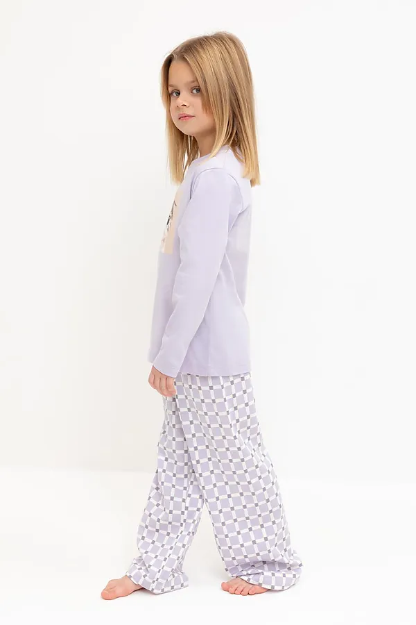 Пижама CROCKID, лепесток орхидеи,мозаика - фото 2