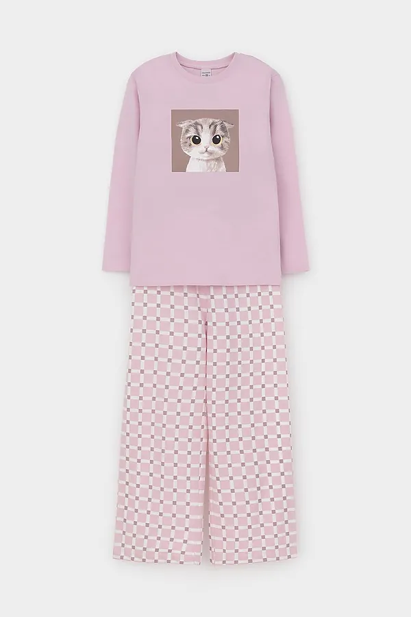 Пижама CROCKID, фламинго,мозаика - фото 2