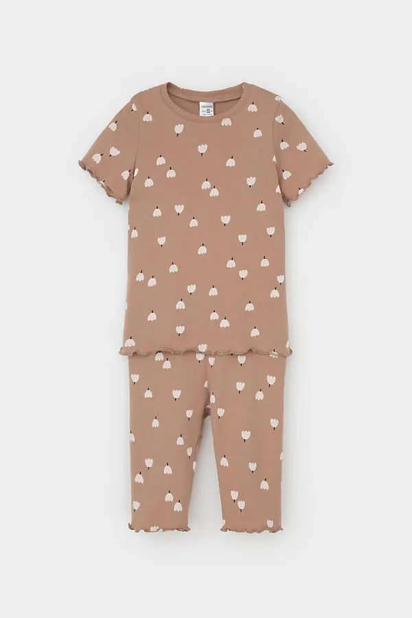 Пижама CROCKID, беж,колокольчики - фото 2