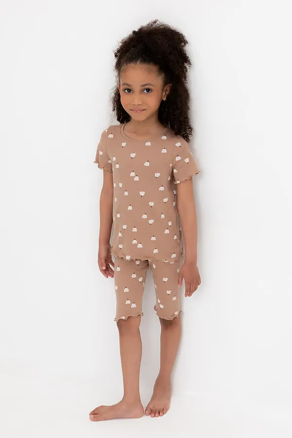 Пижама CROCKID, беж,колокольчики - фото 2