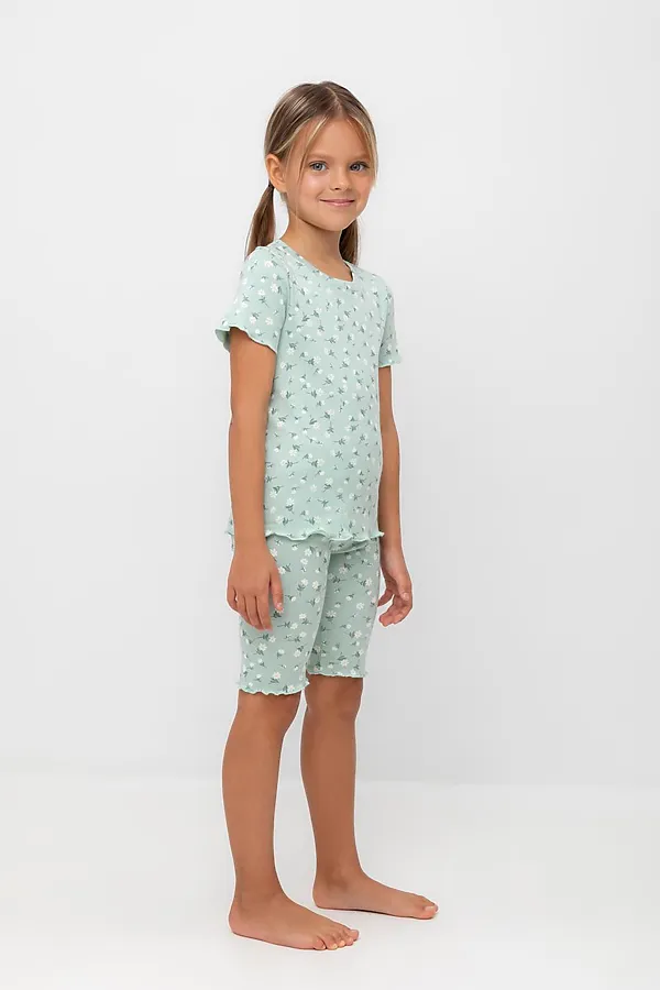 Пижама CROCKID, голубая дымка,цветочный танец - фото 2