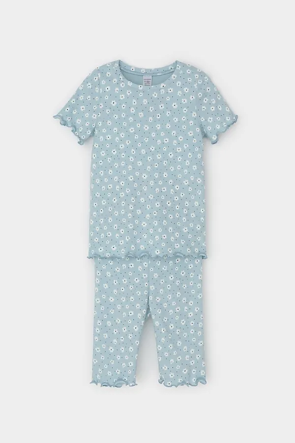 Пижама CROCKID, зимнее небо,цветочный вальс - фото 2