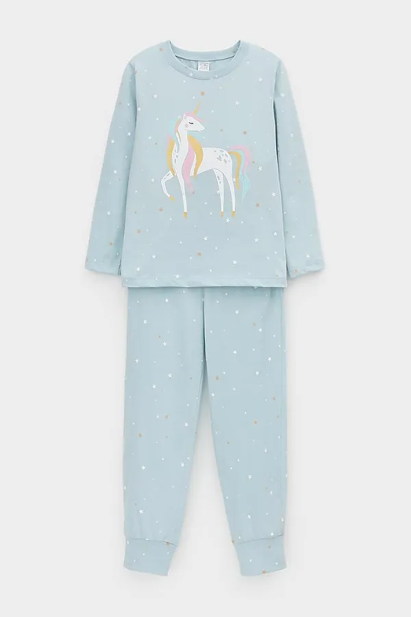 Пижама CROCKID, зимнее небо,звездочки - фото 2