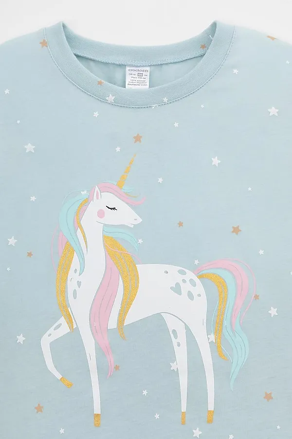 Пижама CROCKID, зимнее небо,звездочки - фото 2