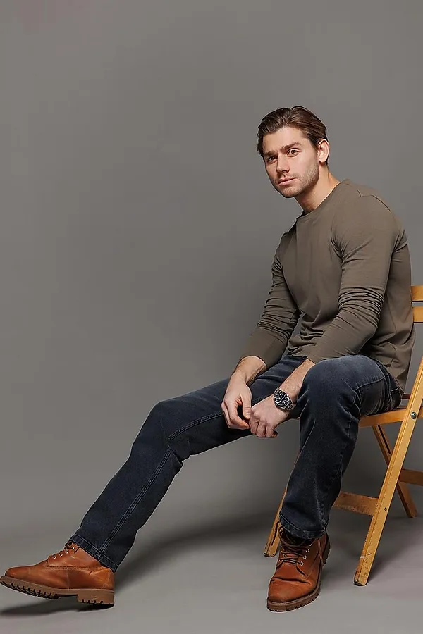 Джинсы F5, стирка темная - фото 2