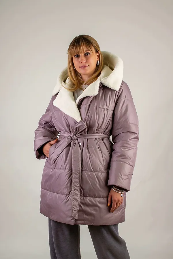 Куртка 302 верблюжья шерсть НАТАЛИ, бежевый - фото 2