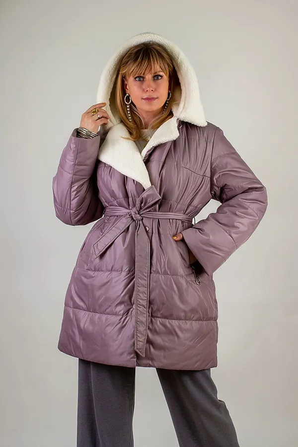 Куртка 302 верблюжья шерсть НАТАЛИ, бежевый - фото 2