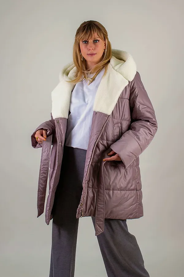 Куртка 302 верблюжья шерсть НАТАЛИ, бежевый - фото 2