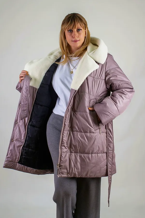 Куртка 302 верблюжья шерсть НАТАЛИ, бежевый - фото 2