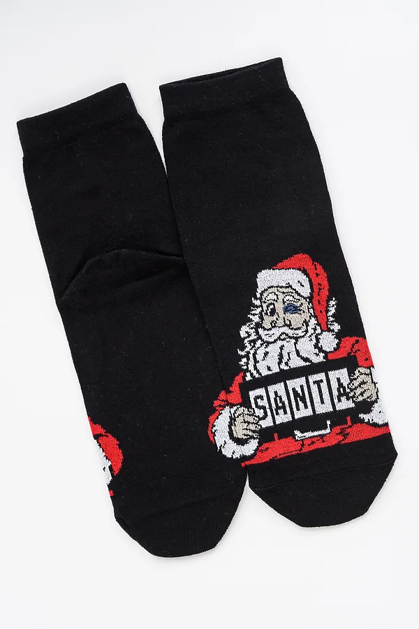 Носки стандарт Санта НАТАЛИ, черный - фото 2
