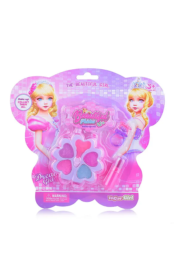 Косметика детская "Девчачьи радости" на листе URAL TOYS, в ассортименте - фото 2