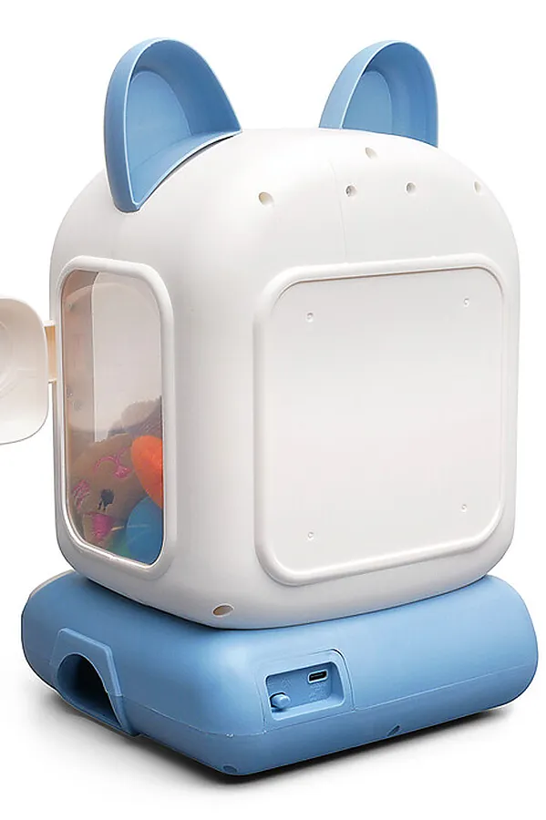 Игрушка-Хваталка "Котик" в коробке URAL TOYS, голубой - фото 2