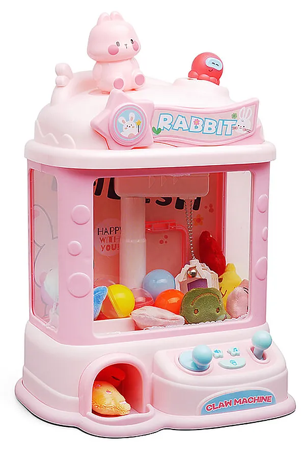 Игрушка-Хваталка "Зайчик" в коробке URAL TOYS, розовый - фото 2