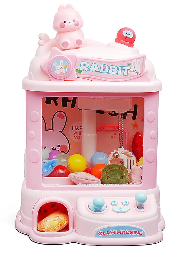 Игрушка-Хваталка "Зайчик" в коробке URAL TOYS, розовый - фото 2