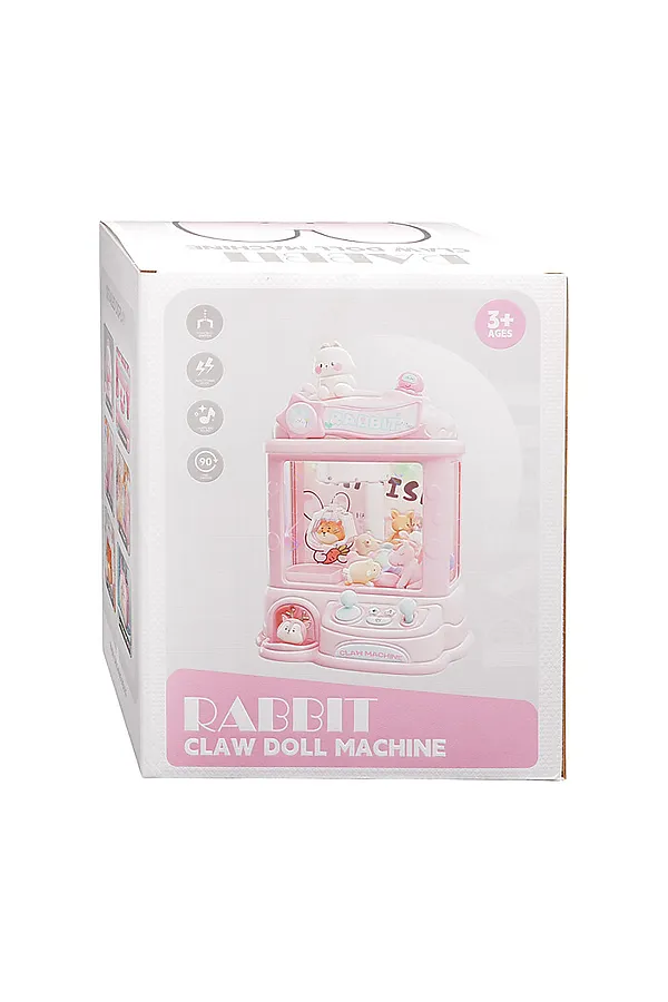 Игрушка-Хваталка "Зайчик" в коробке URAL TOYS, розовый - фото 2