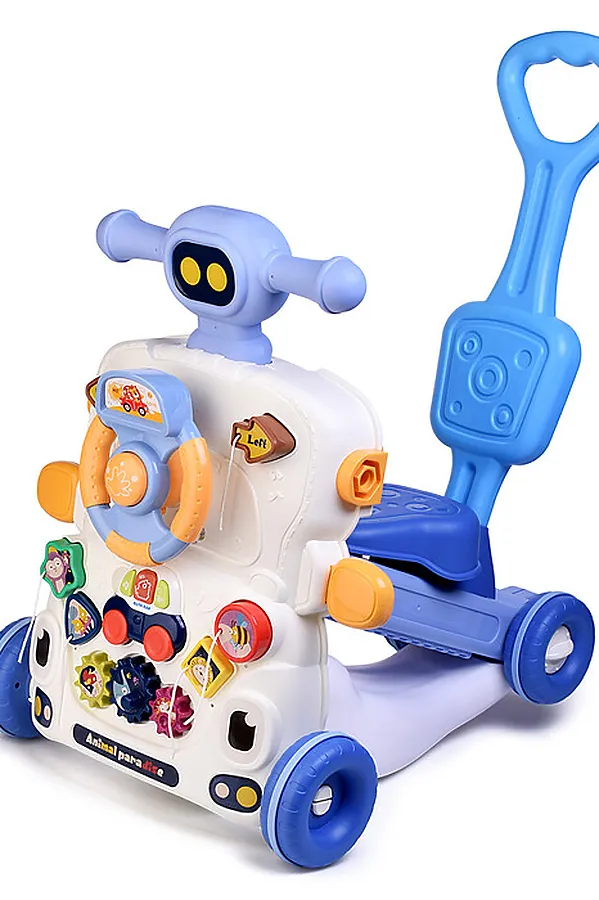 Игровой центр-Каталка "Веселый малыш" в коробке URAL TOYS, в ассортименте - фото 2