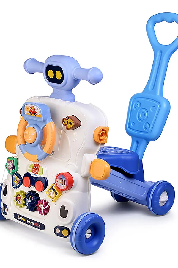 Игровой центр-Каталка "Веселый малыш" в коробке URAL TOYS, в ассортименте - фото 2