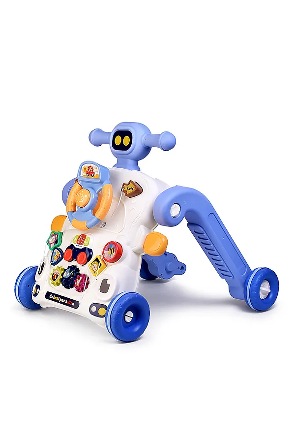 Игровой центр-Каталка "Веселый малыш" в коробке URAL TOYS, в ассортименте - фото 2