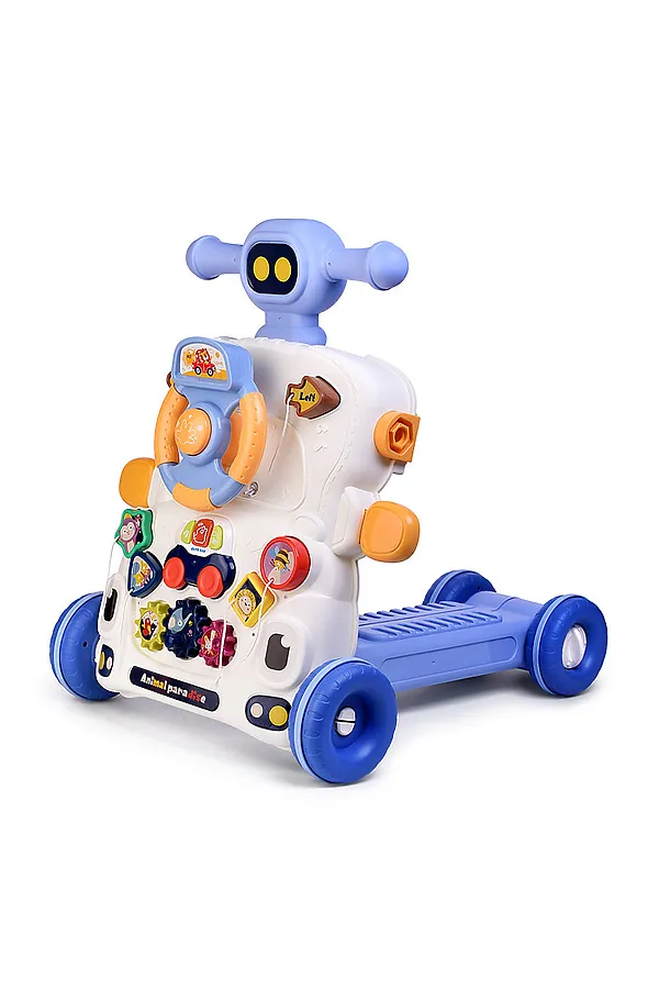 Игровой центр-Каталка "Веселый малыш" в коробке URAL TOYS, в ассортименте - фото 2