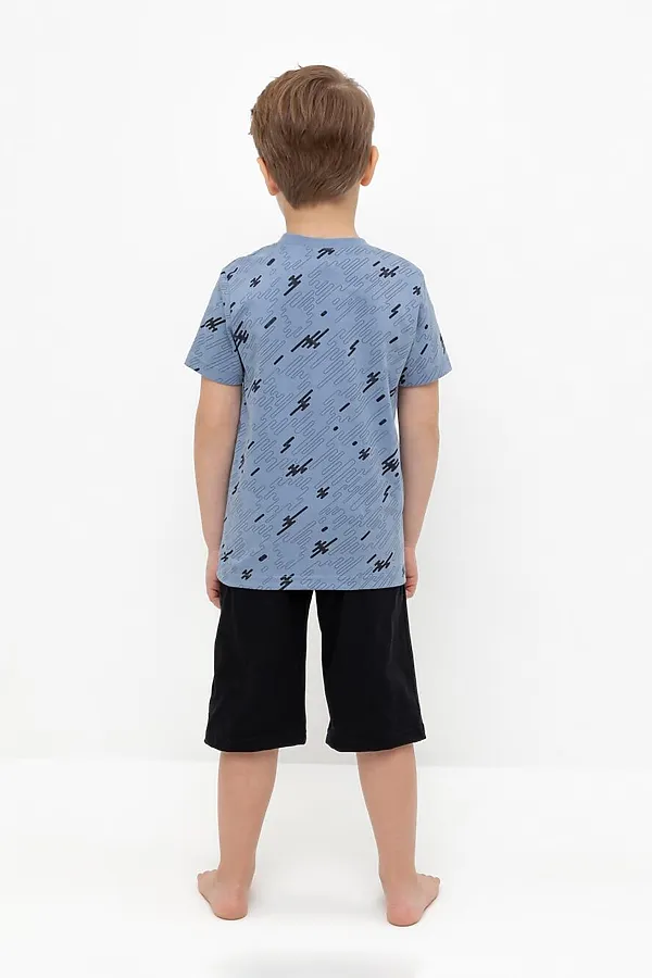 Пижама CROCKID, быстрее ветра,темный черный - фото 2