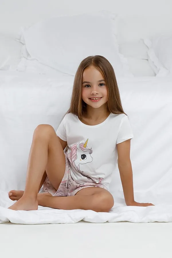 Пижама CROCKID, сахар,розовый,лесная тайна - фото 2