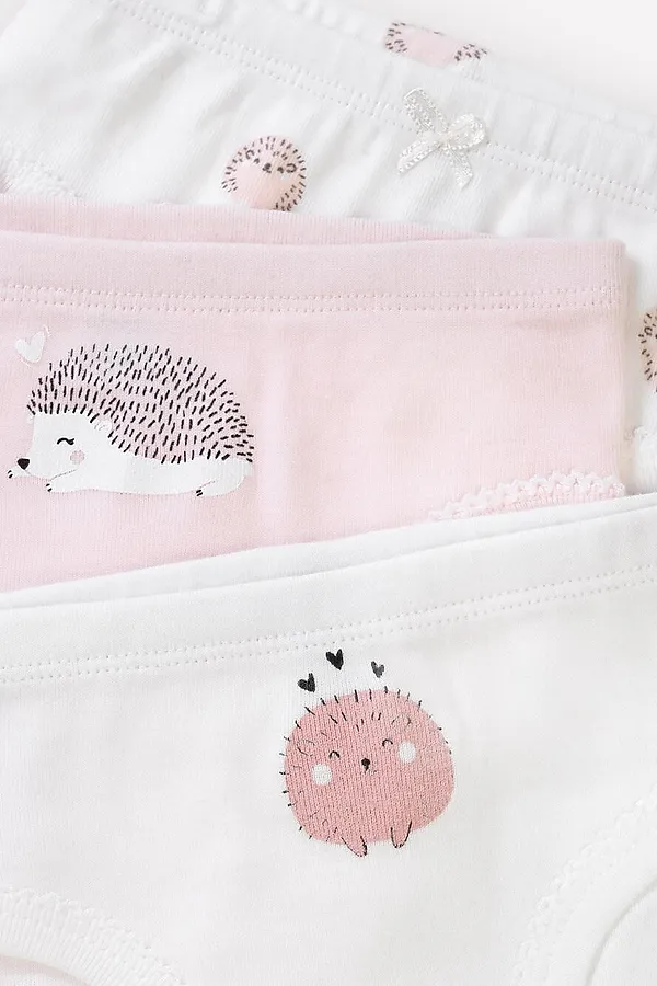 Трусы, 3 шт. CROCKID, розовая вода,сахар,ежики - фото 2