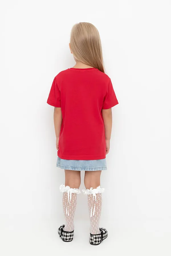 Футболка CROCKID, кармин - фото 2