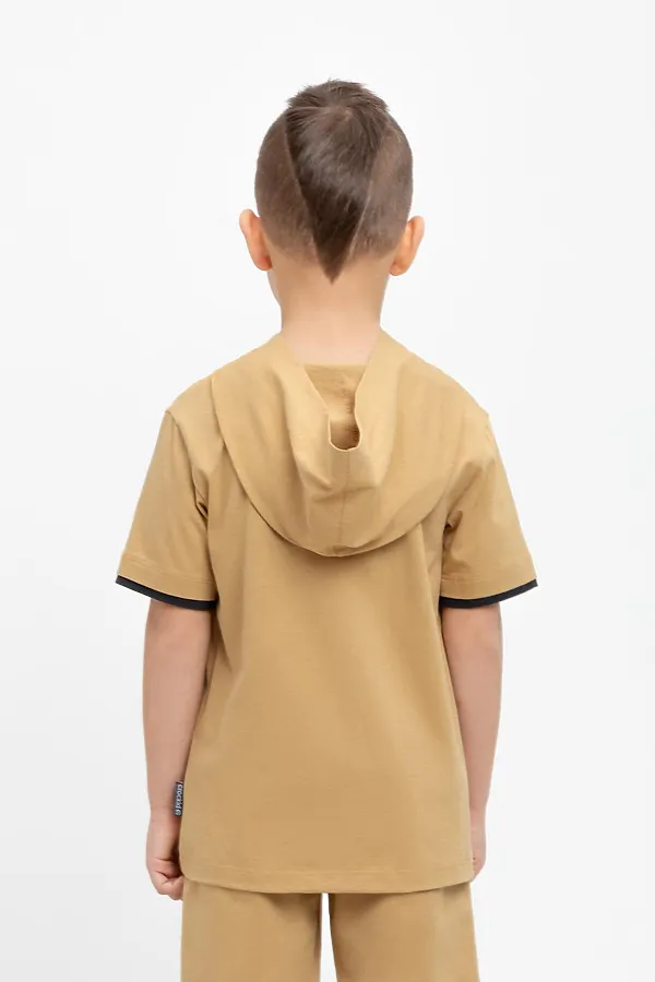 Футболка CROCKID, светло-коричневый - фото 2