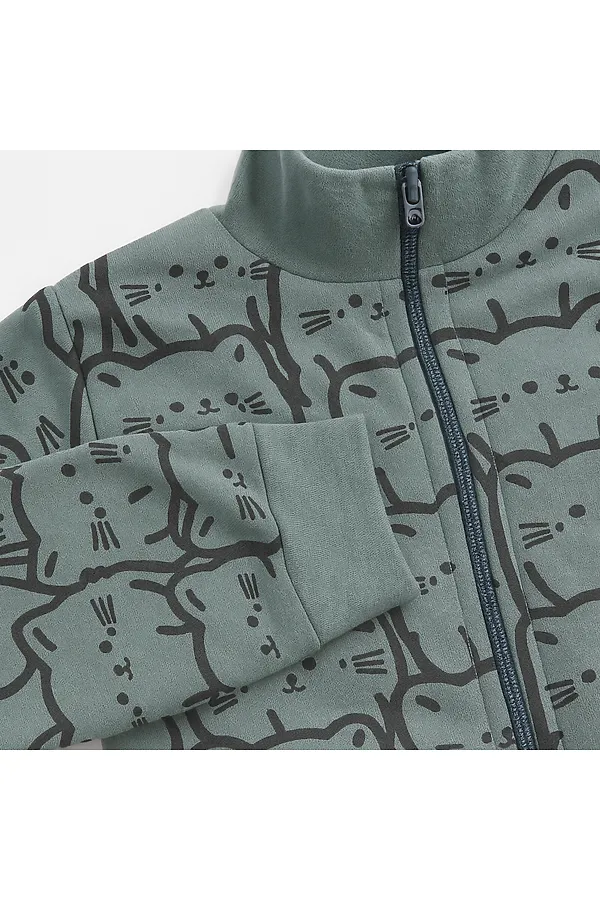 Толстовка YOULALA, зелёный - фото 2