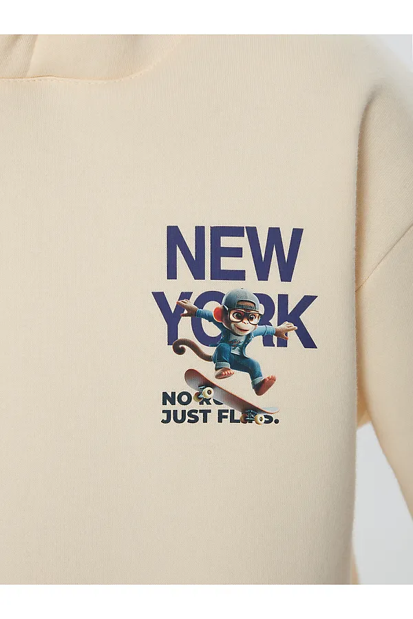 Худи MARK FORMELLE, топленое молоко +печать - фото 2