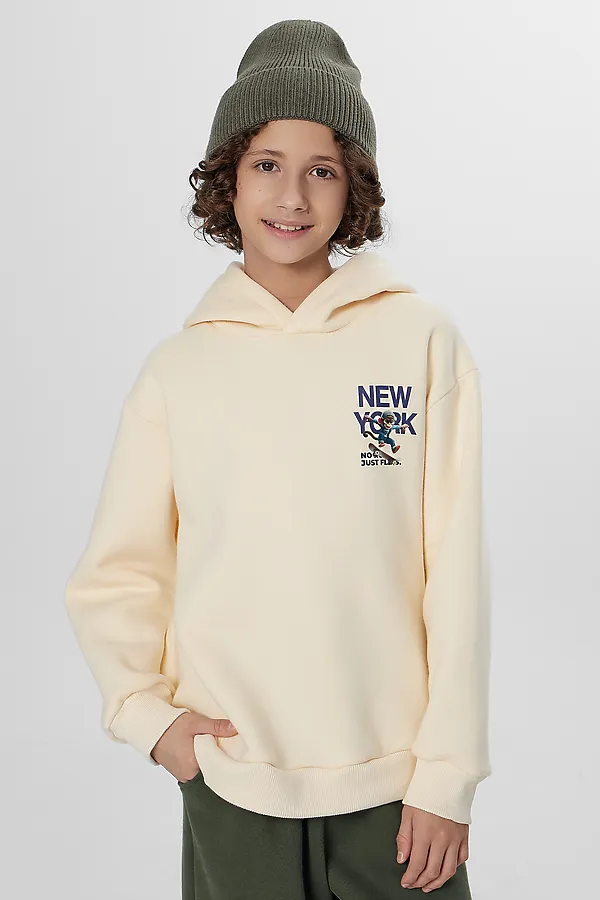 Худи MARK FORMELLE, топленое молоко +печать - фото 2