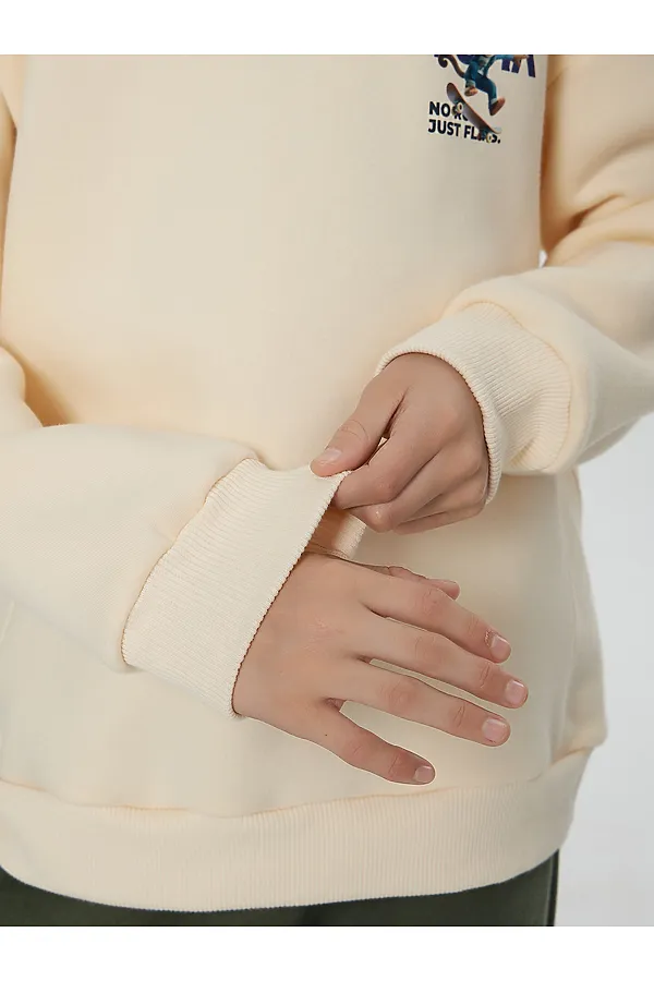 Худи MARK FORMELLE, топленое молоко +печать - фото 2