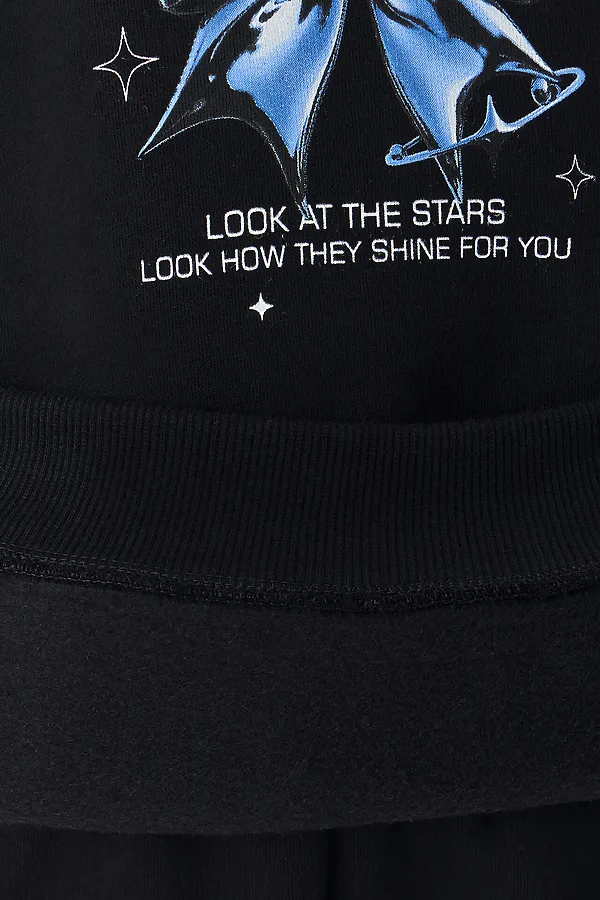 Комплект (Худи+Брюки) MARK FORMELLE, черный +печать - фото 2